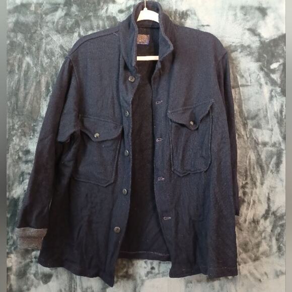 Pendleton Dark Navy Vintage Jacket Large Shacket - Picture 1 of 7